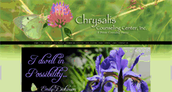 Desktop Screenshot of chrysaliscounseling.com